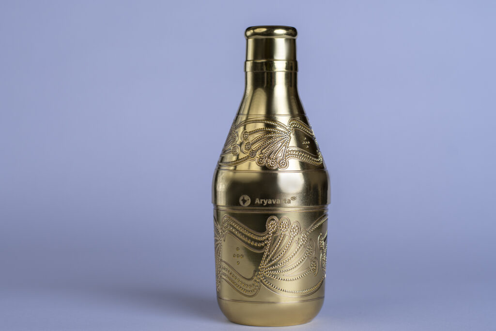 aryavarta brass bottle